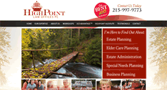 Desktop Screenshot of highpointlawoffices.com