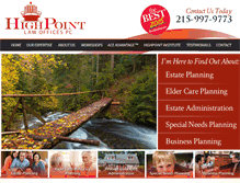Tablet Screenshot of highpointlawoffices.com